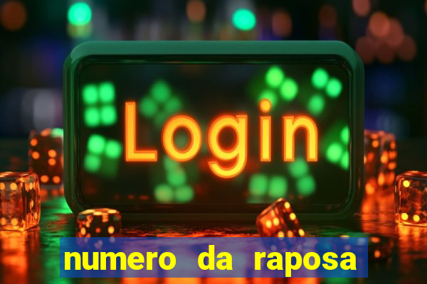 numero da raposa jogo do bicho